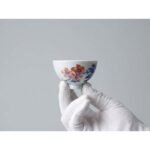 Sword Kiln Ceramic Tea Cup Plum Blossom for Gongfu Tea