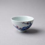 Sword Kiln Ceramic Tea Cup Wide Plum Blossom for Gongfu Tea