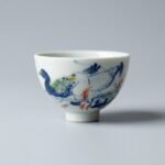 Sword Kiln Ceramic Tea Cup Hand Painted Duck for Gongfu Tea