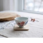 Sword Kiln Ceramic Tea Cup Plum Blossom for Gongfu Tea