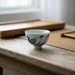 Sword Kiln Ceramic Tea Cup Hand Painted Duck for Gongfu Tea