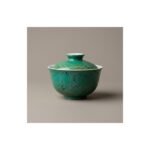 Ceramic Gaiwan Daqi Lacquer Green for Gongfu Tea