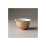 Ceramic Tea Cup Daqi Lacquer Peach for Gongfu Tea