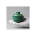 Ceramic Gaiwan Daqi Lacquer Green for Gongfu Tea