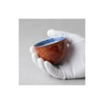 Ceramic Tea Cup Red Daqi Lacquer Blue White for Gongfu Tea
