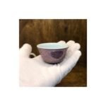 Ceramic Tea Cup Daqi Lacquer Purple for Gongfu Tea