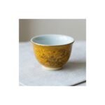 Ceramic Tea Cup Daqi Lacquer Golden for Gongfu Tea