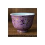 Ceramic Tea Cup Daqi Lacquer Purple for Gongfu Tea