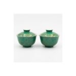 Ceramic Gaiwan Daqi Lacquer Green for Gongfu Tea