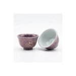 Ceramic Tea Cup Daqi Lacquer Purple for Gongfu Tea