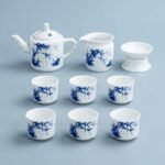 Gongfu Tea Set – Bamboo Porcelain Teapot