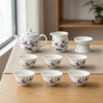 Gongfu Tea Set – Plum Blossom Porcelain Teapot