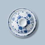 Gongfu Tea Set – Scrolling Lotus Porcelain Gaiwan