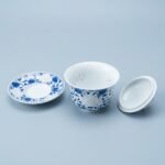 Gongfu Tea Set – Scrolling Lotus Porcelain Gaiwan
