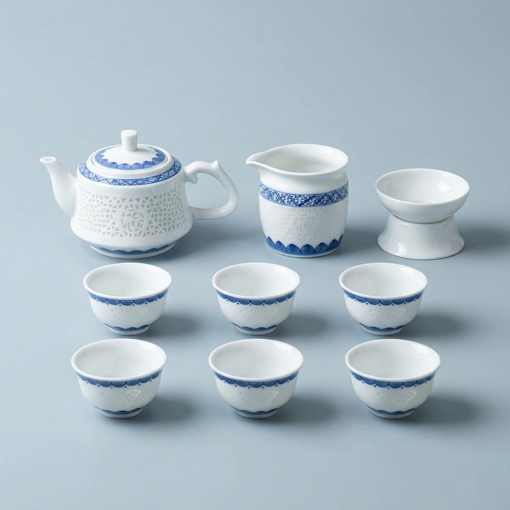 Gongfu Tea Set – Fu Window Porcelain Teapot