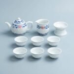 Gongfu Tea Set – Houde Calligraphy Porcelain Teapot