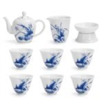 Gongfu Tea Set – Orchid Porcelain Teapot