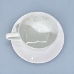 Cup and Saucer – Linglong Floral Heart for Coffee