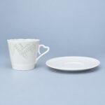Cup and Saucer – Linglong Scalloped Fern for Coffee