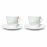 Cup and Saucer – Linglong Scalloped Blossom for Coffee
