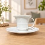 Cup and Saucer – Linglong Flared Blossom for Coffee