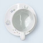 Cup and Saucer – Linglong Fish and Waterweed for Coffee