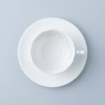 Cup and Saucer – Linglong Scalloped Fern for Coffee