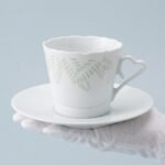 Cup and Saucer – Linglong Scalloped Fern for Coffee