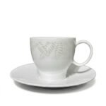 Cup and Saucer – Linglong Rounded Fern for Coffee
