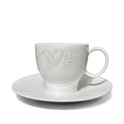 Cup and Saucer – Linglong Rounded Fern for Coffee