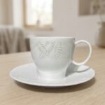 Cup and Saucer – Linglong Rounded Fern for Coffee