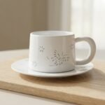 Cup and Saucer – Linglong Pastel Floral for Coffee