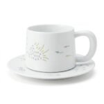 Cup and Saucer – Linglong Fish and Waterweed for Coffee